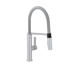Bateria kuchenna z wyciąganą wylewką U 49 cm Deli Olly Chrom Delinia
