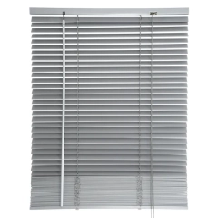Żaluzja drewniana 100 x 140 cm szara 25 mm Inspire