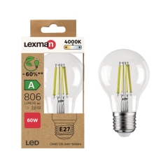 Żarówka LED E27 3,8 W 806 lm Neutralna biel Lexman