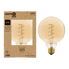 Żarówka dekoracyjna LED E27 4,9 W 400 lm Ciepła biel Lexman