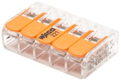 Złącze automatyczne szybkozłączka 5x0,2-4 mm 40 szt. WAGO