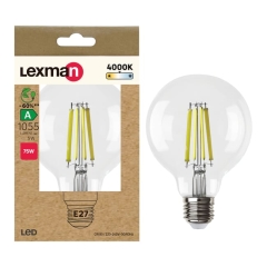 Żarówka dekoracyjna E27 4,9 W 1055 lm Neutralna biel Lexman