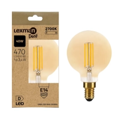 Żarówka dekoracyjna E14 4,2 W 470 lm Ciepła biel Lexman