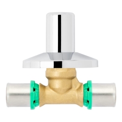 Zawór PEX odcinający podtynkowy 20 mm EQUATION