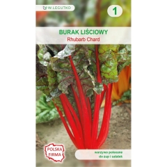 Burak liściowy Rhubarb Chard nasiona 5g W. Legutko