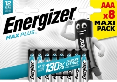 Bateria ENERGIZER MAX PLUS AAA LR6 8 szt.