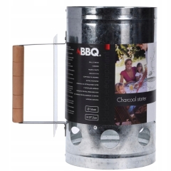 Tuba do rozpalania grilla stalowa z rączką rozpalacz węgla 27 cm OUTLET