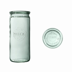 Weck Słoik Cylindryczny 1040 ml z pokrywą - op. 5 szt OUTLET