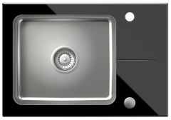 Zlewozmywak szklany Rene Quadron
