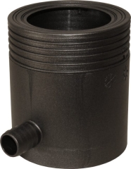 Zbieracz na wodę deszczową do rynny 80-105 mm grafit Marley