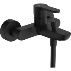 Bateria wannowa  Czarna Stamis Hansgrohe