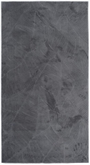 Chodnik dywanowy Banana Liść szary 67 x 160 cm