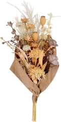 Bukiet kompozycja kwiatów w papierze Natural 52 cm
