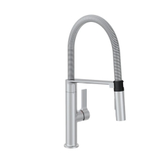 Bateria kuchenna z wyciąganą wylewką U 49 cm Deli Olly Chrom Delinia
