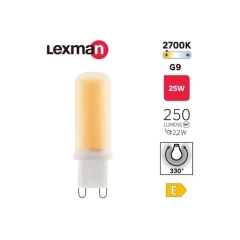 Żarówka G9 COB 2.2 W 250 lm Ciepła biel Lexman