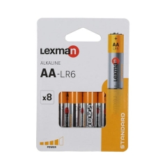 Bateria alkaliczna LR6/AA 8 SZT. LEXMAN