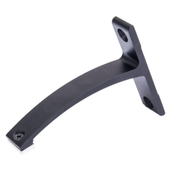 Wspornik pojedynczy aluminium black 10 cm