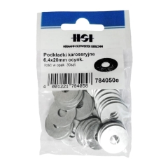 Podkładki karoseryjne ocynkowane M6 x 20 mm 30 szt.