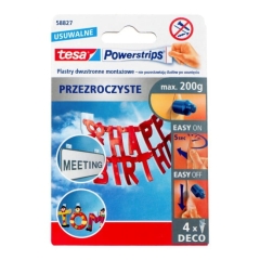 Plastry mocujące Tesa duże max 200 g 4 szt.
