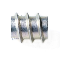 Złączka wkręcana w drewno M5 x 12 mm z nacięciem ocynk 1 szt.