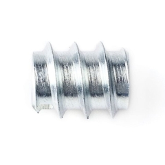 Złączka wkręcana w drewno M6 x 15 mm z nacięciem ocynk 1 szt.
