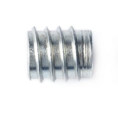Złączka wkręcana w drewno M8 x 18 mm z nacięciem ocynk 1 szt.