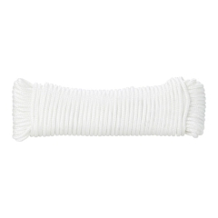 Lina pleciona polipropylenowa Diall 4 mm x 20 m biała