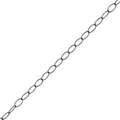 Łańcuch dekoracyjny Diall kwadratowy 2 mm x 1,5 m czarny