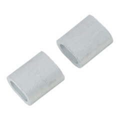 Zacisk linowy aluminiowy Diall podłużny 4 mm 2 szt.
