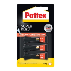 Klej Pattex mini trio 3 x 1 g