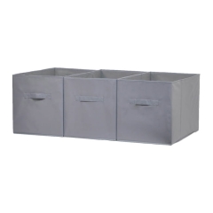 Pudełko 31 x 55 x 33 cm szare 3 szt.