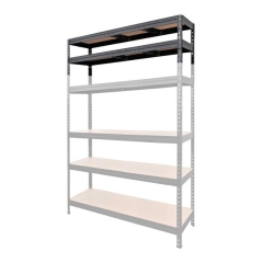 Nadstawka metalowa do regału GoodHome Rand 46 x 166 x 60 cm 2 półki 300 kg