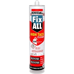 Klej Soudal Fix All High Tack 290 ml transparentny