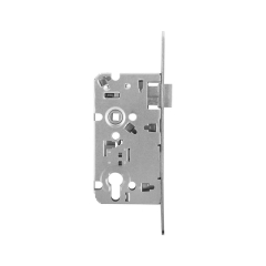Zamek bębenkowy Yeti ocynk 72 x 55 mm lewy biały
