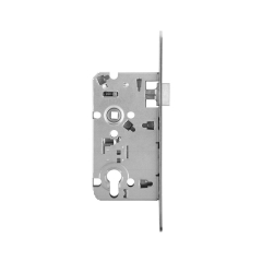 Zamek bębenkowy Yeti ocynk 72 x 55 mm prawy biały