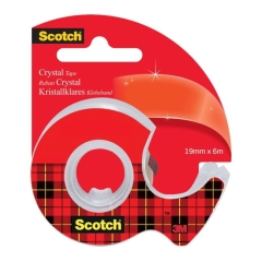 Taśma biurowa Scotch Crystal 19 mm x 6 m transparentna