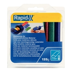 Klej niskotemperaturowy Rapid kolorowy z brokatem 125 g