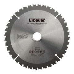 Tarcza uniwersalna Erbauer 165 x 20/16 mm 40T