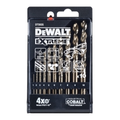 Wiertła kobaltowe DeWalt Extreme Cobalt 10 szt.
