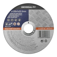 Tarcza do cięcia metalu Universal fit 125 x 1 mm