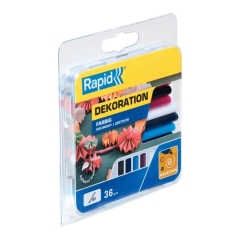 Klej kolorowy Rapid 115 g śr. 7 mm mix 1