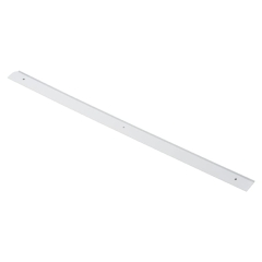 Listwa boczna do blatów Cezar aluminiowa lewa biała 28 x 600 mm