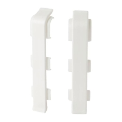 łącznik PCV GoodHome Core 2 szt. biały