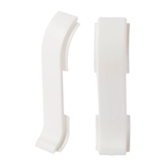 łącznik do listwy PCV GoodHome Duo 59 mm białe 2 szt.