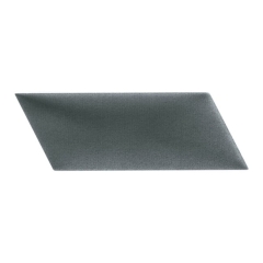 Panel ścienny tapicerowany Stegu Mollis równoległobok 15 x 30 cm ciemnoszary L