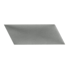 Panel ścienny tapicerowany Stegu Mollis równoległobok 15 x 30 cm szary L