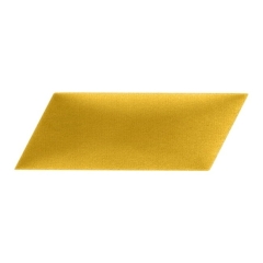 Panel ścienny tapicerowany Stegu Mollis równoległobok 15 x 30 cm żółty P