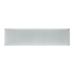 Panel ścienny tapicerowany Stegu Mollis prostokąt 60 x 15 cm srebrny