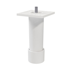 Nóżki regulowane GoodHome Atomia 11 cm białe 2 szt.
