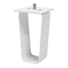 Nóżki metalowe GoodHome Atomia 11 cm białe 2 szt.